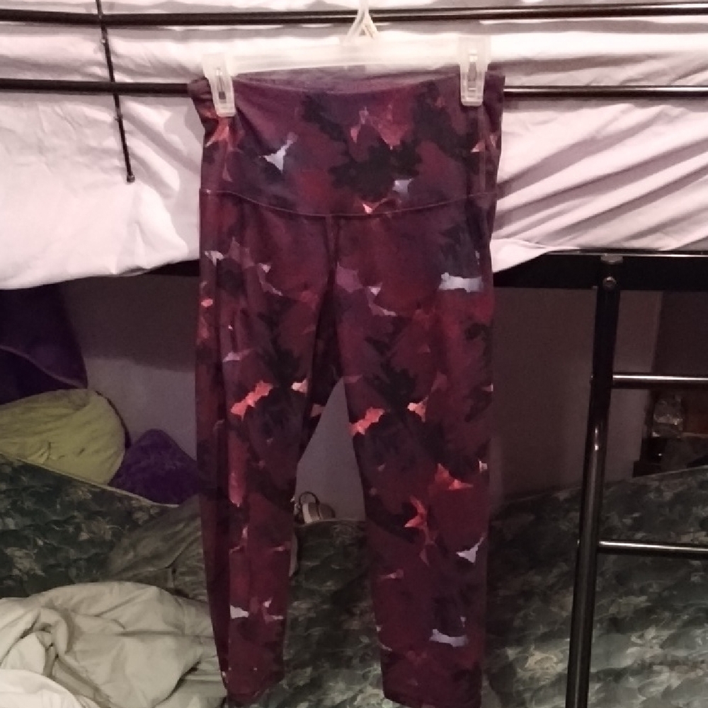 Old Navy Purple Patterned Leggings